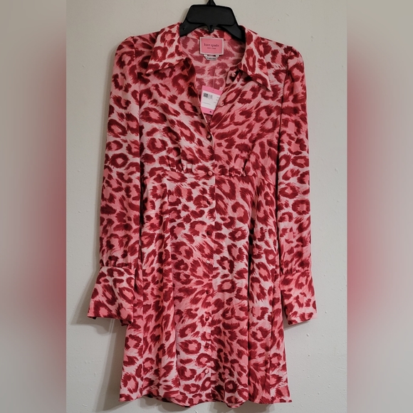 kate spade pink leopard dress Panthera Dress by kate spade new york